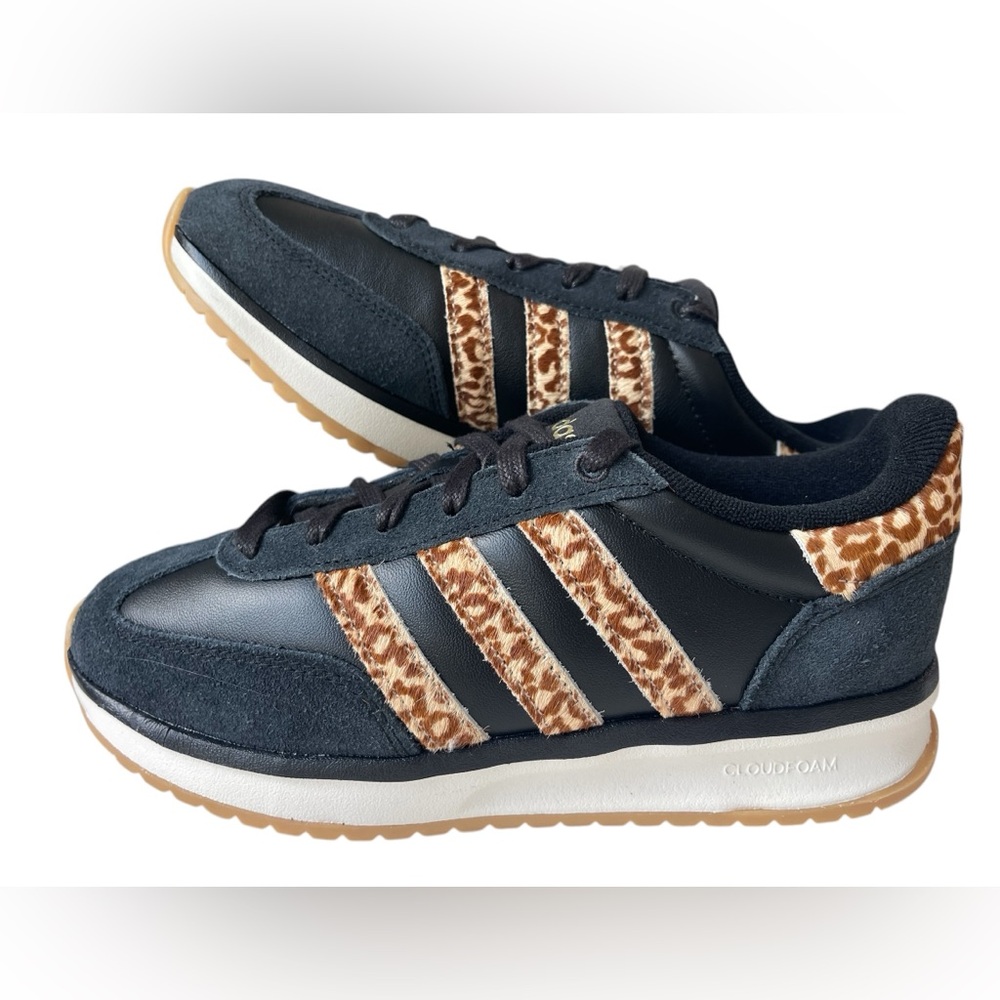 🐆 Adidas Run 70s 2.0 Women’s Sneakers – Size 6.5 Animal Print /Cow Print